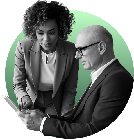 Business handshake illustration